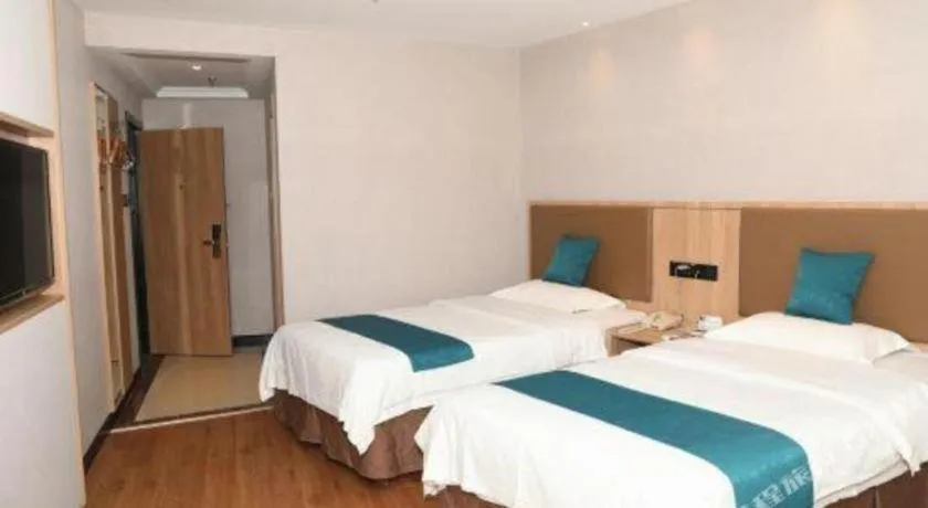 Bed in GreenTree Inn Beijing Shangdi East Anningzhuang Road Shell Hotel