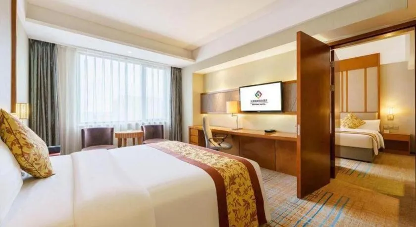Bed in Shenyang Rayfont International Hotel