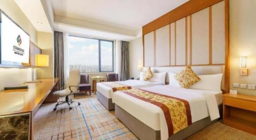 Bed in Shenyang Rayfont International Hotel