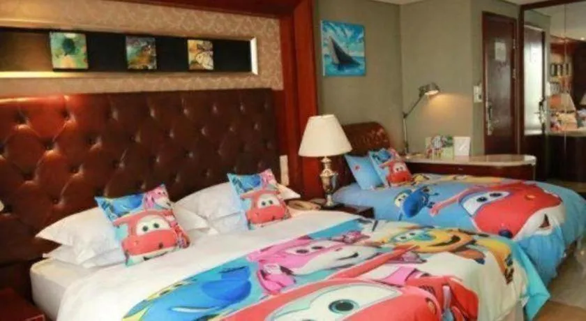 Bed in Maison New Century Hotel Wuyuan Haiyan