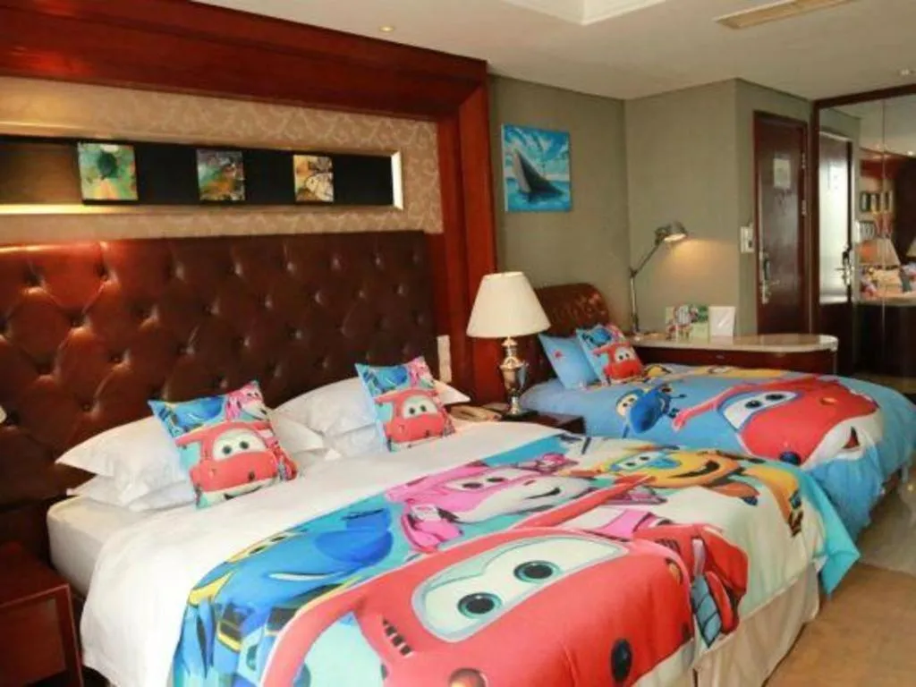 Bed in Maison New Century Hotel Wuyuan Haiyan