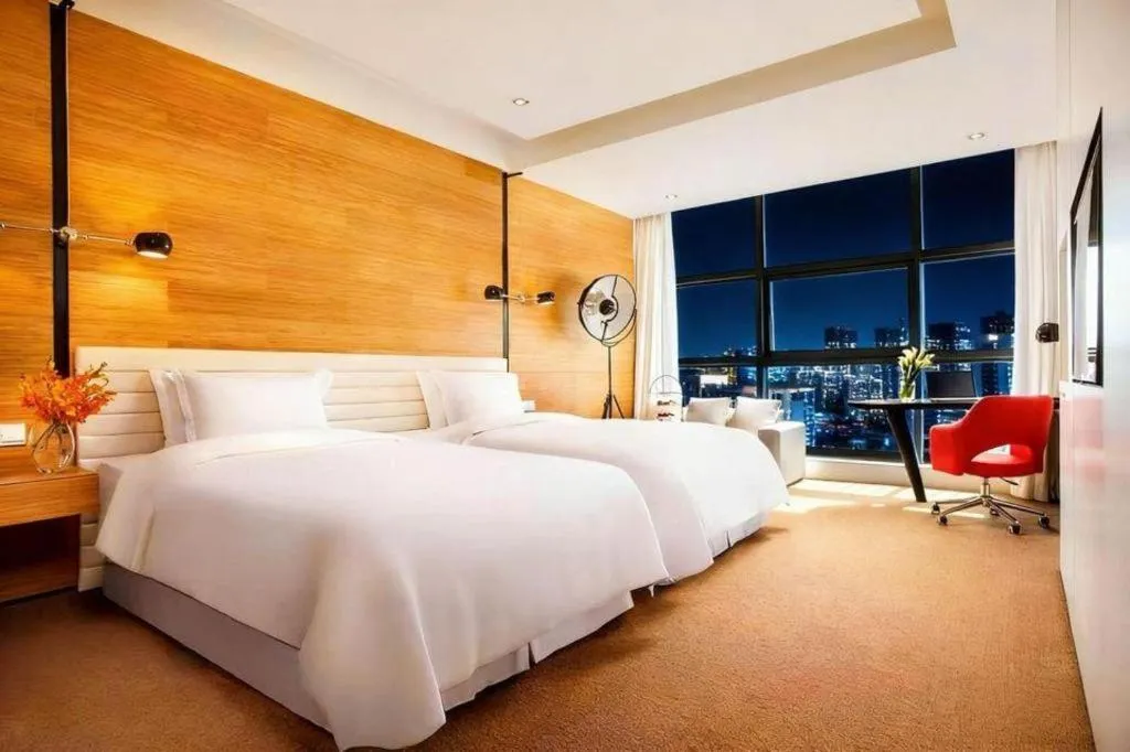 Bed in Himalayas Qingdao Hotel