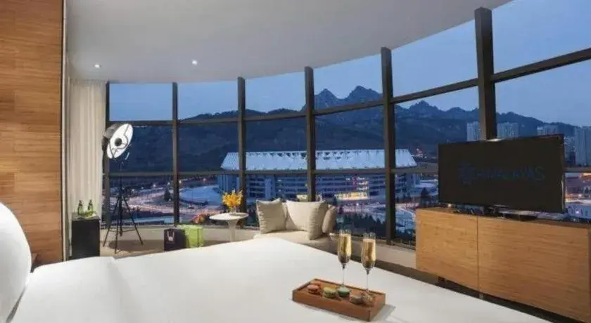 Bed in Himalayas Qingdao Hotel Bed in Himalayas Qingdao Hotel