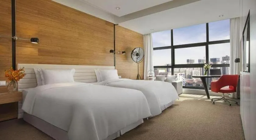 Bed in Himalayas Qingdao Hotel