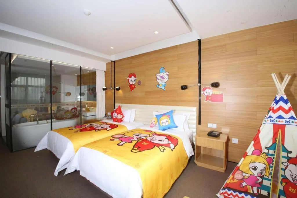 Bed in Himalayas Qingdao Hotel