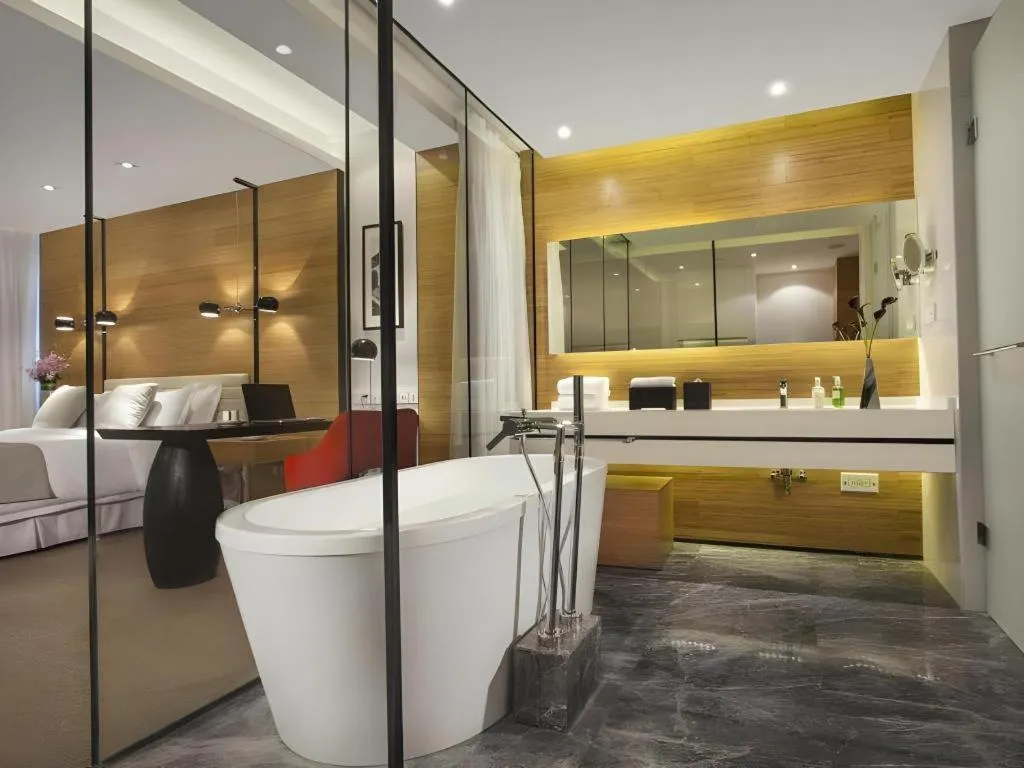 Bed in Himalayas Qingdao Hotel