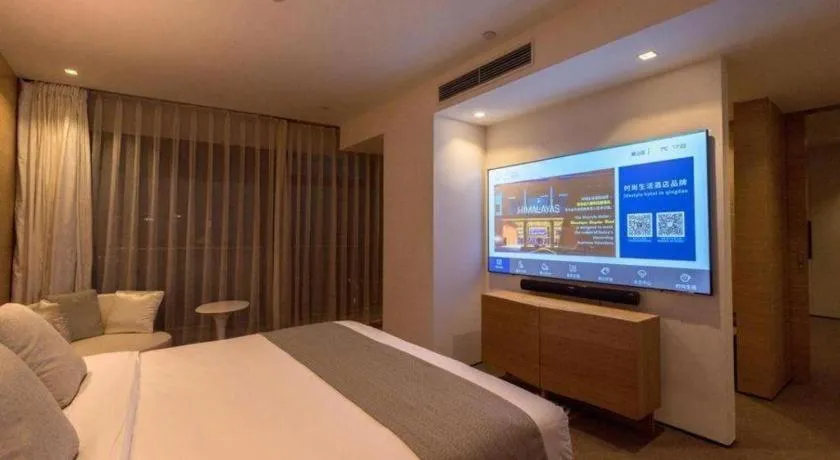 Bed in Himalayas Qingdao Hotel