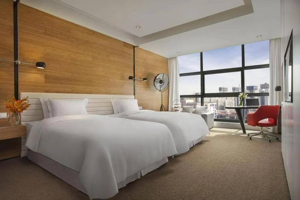 Bed in Himalayas Qingdao Hotel