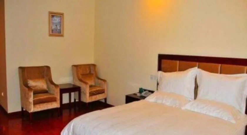 Bed in GreenTree Inn Wuxi Changjiang North Road Jincheng Road Express Hotel