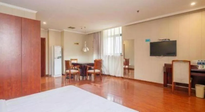 Bed in GreenTree Inn Wuxi Changjiang North Road Jincheng Road Express Hotel