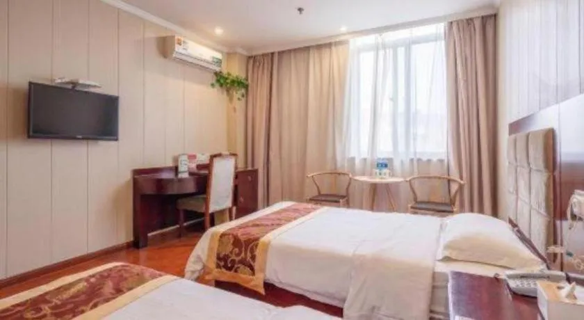 Bed in GreenTree Inn Wuxi Changjiang North Road Jincheng Road Express Hotel