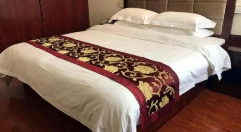 Bed in GreenTree Inn Wuxi Changjiang North Road Jincheng Road Express Hotel