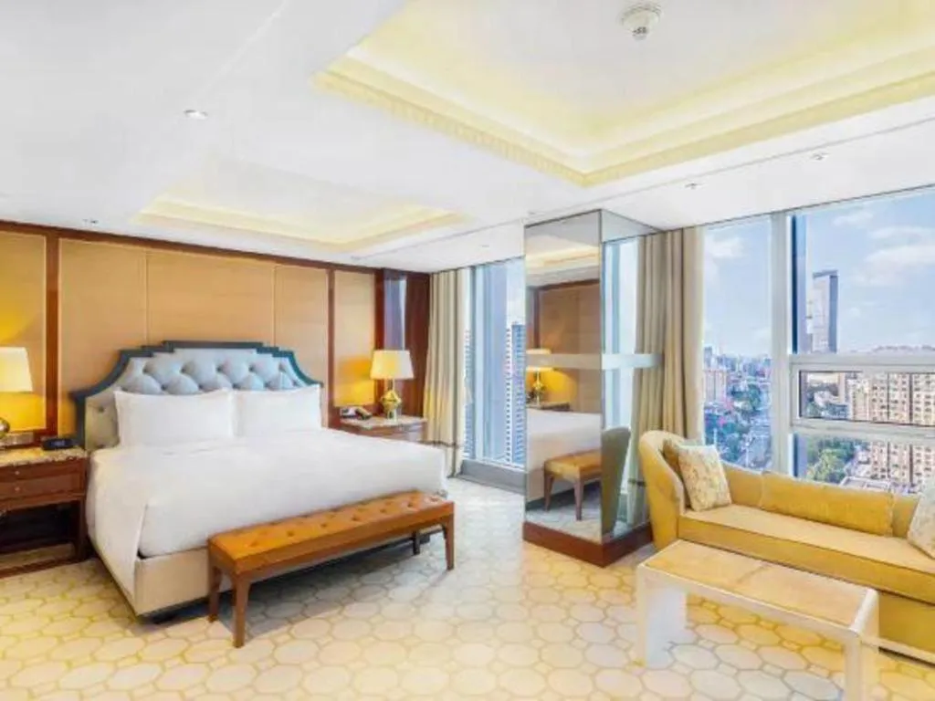 Bed in Han Yue Lou Hotel Nanjing