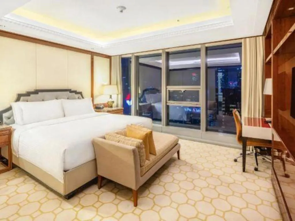 Bed in Han Yue Lou Hotel Nanjing