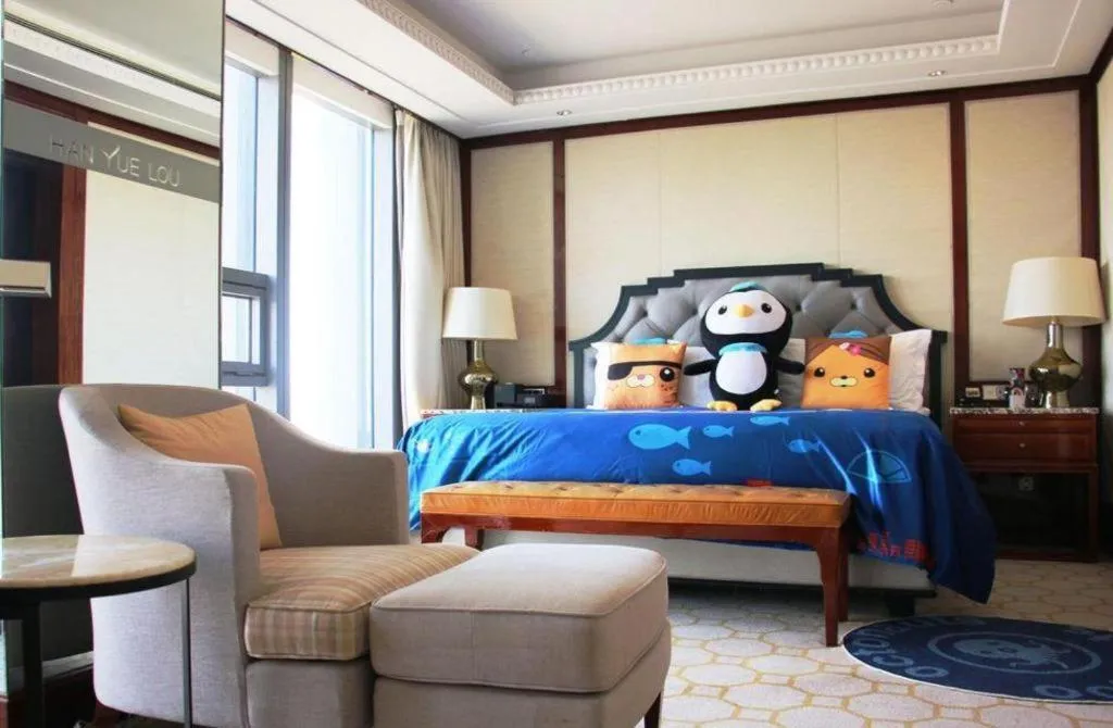 Bed in Han Yue Lou Hotel Nanjing