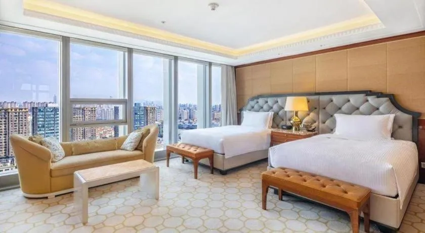 Bed in Han Yue Lou Hotel Nanjing