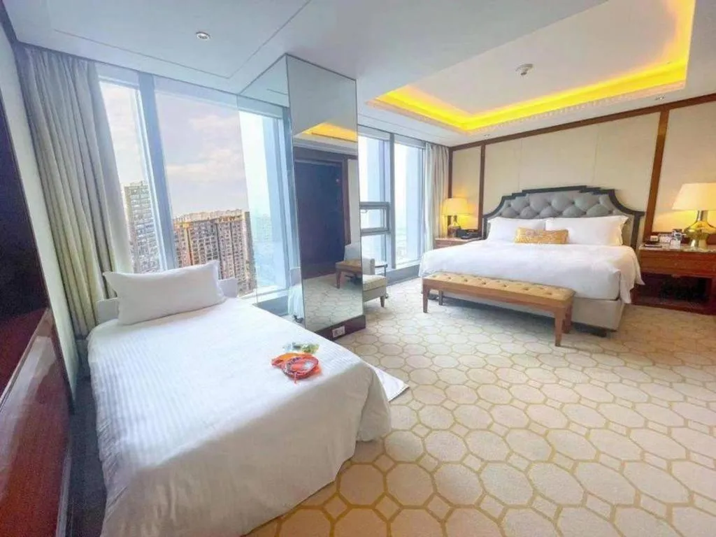 Bed in Han Yue Lou Hotel Nanjing