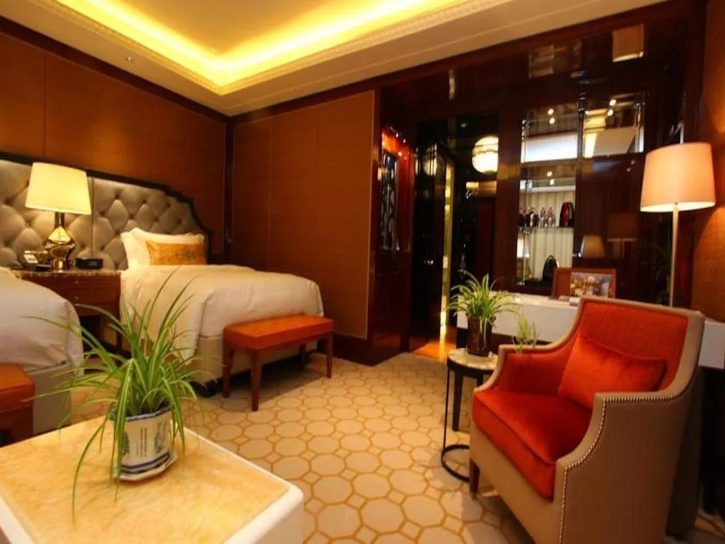 Bed in Han Yue Lou Hotel Nanjing