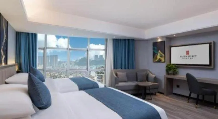 Bed in Nanning Prince Hotel