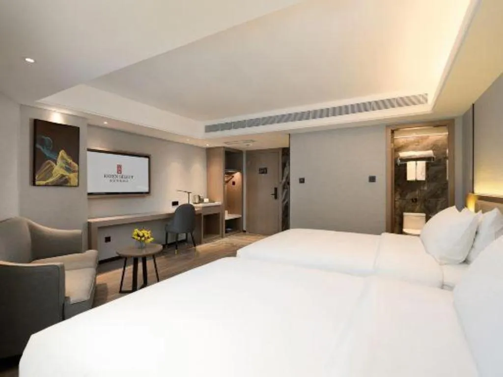 Bed in Nanning Prince Hotel