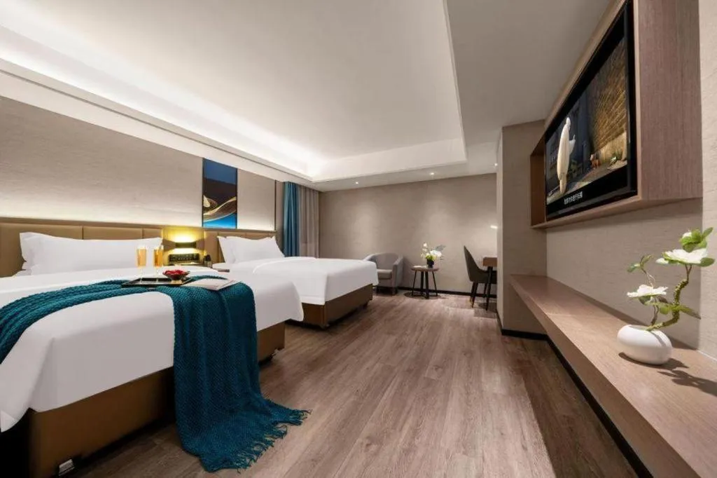 Bed in Nanning Prince Hotel