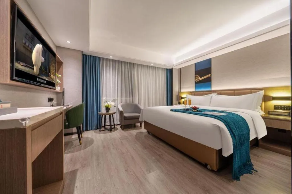 Bed in Nanning Prince Hotel