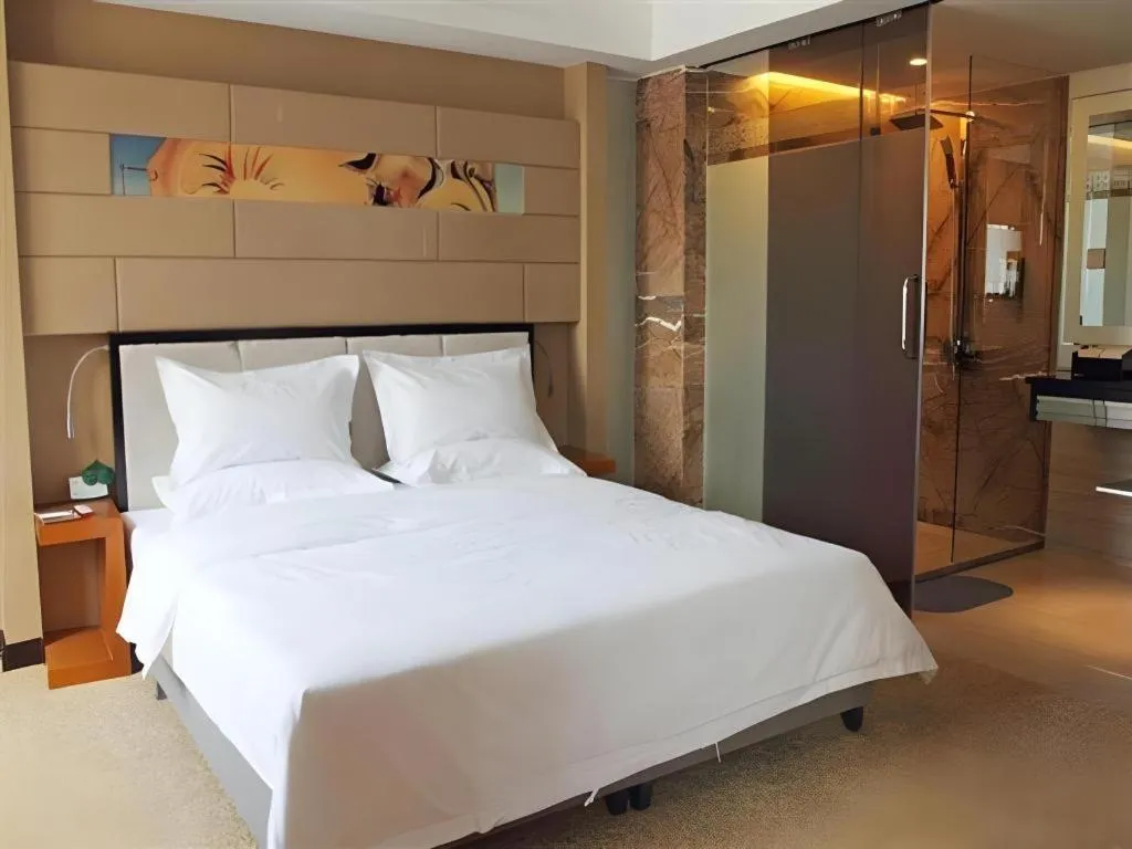 Bed in Nanning Prince Hotel