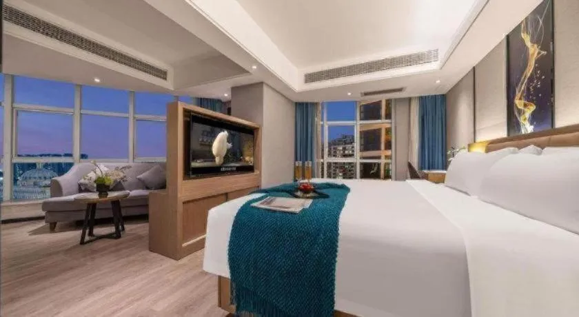 Bed in Nanning Prince Hotel