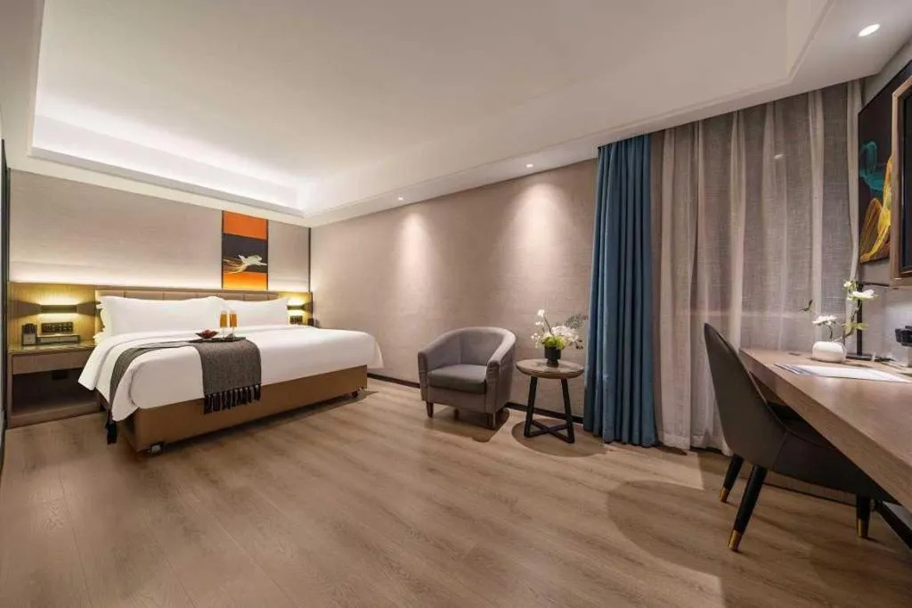 Bed in Nanning Prince Hotel