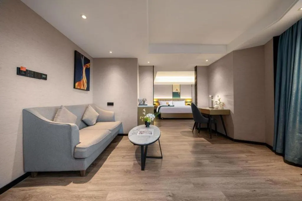 Bed in Nanning Prince Hotel