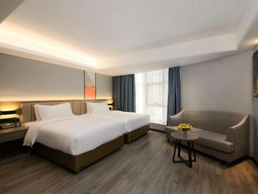 Bed in Nanning Prince Hotel
