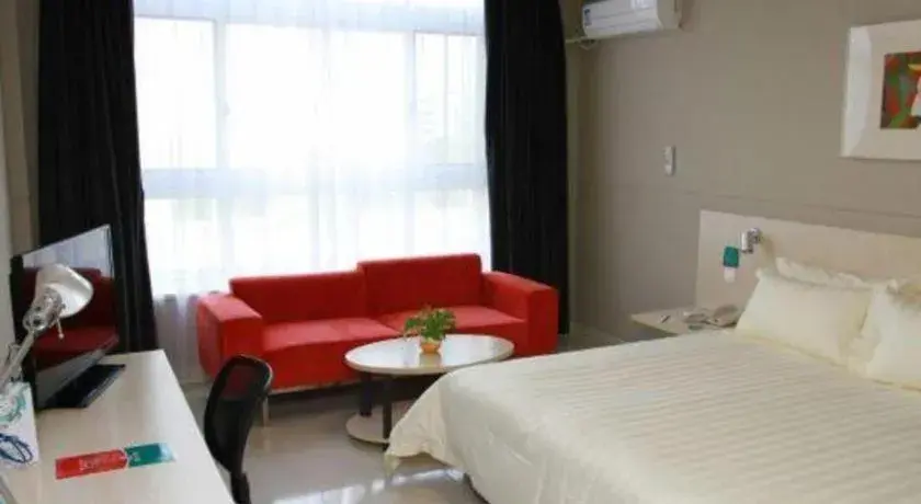 Bed in Jinjiang Inn Tai Zhou Xinghua Yingwu Bridge Branch Bed in Jinjiang Inn Tai Zhou Xinghua Yingwu Bridge Branch