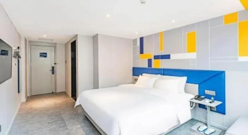 Bed in 7 Days Inn Guangzhou Dongfeng East Road Yangji Metro Station Bed in 7 Days Inn Guangzhou Dongfeng East Road Yangji Metro Station