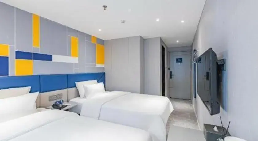 Bed in 7 Days Inn Guangzhou Dongfeng East Road Yangji Metro Station Bed in 7 Days Inn Guangzhou Dongfeng East Road Yangji Metro Station