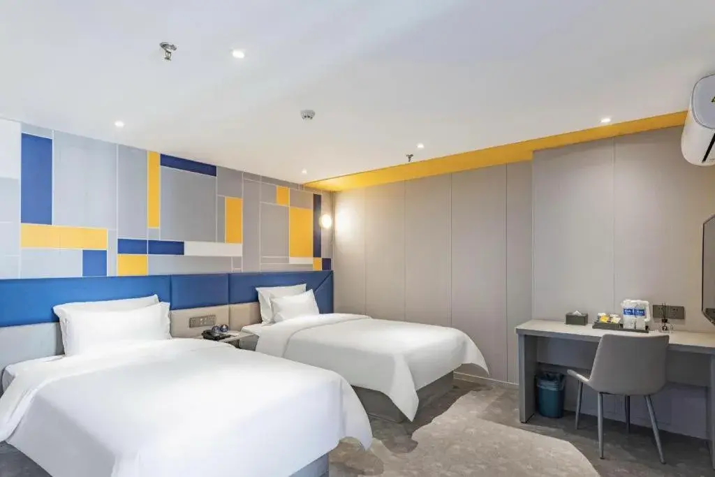 Bed in 7 Days Inn Guangzhou Dongfeng East Road Yangji Metro Station Bed in 7 Days Inn Guangzhou Dongfeng East Road Yangji Metro Station
