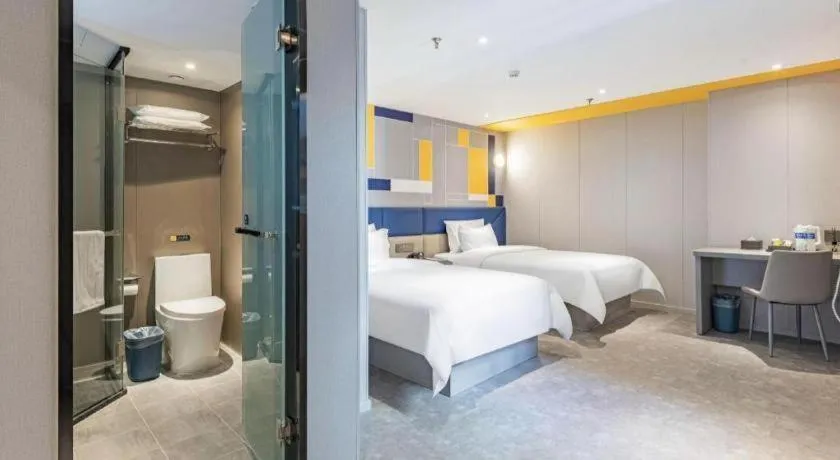 Bed in 7 Days Inn Guangzhou Dongfeng East Road Yangji Metro Station