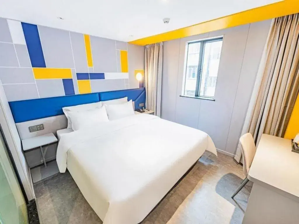 Bed in 7 Days Inn Guangzhou Dongfeng East Road Yangji Metro Station Bed in 7 Days Inn Guangzhou Dongfeng East Road Yangji Metro Station