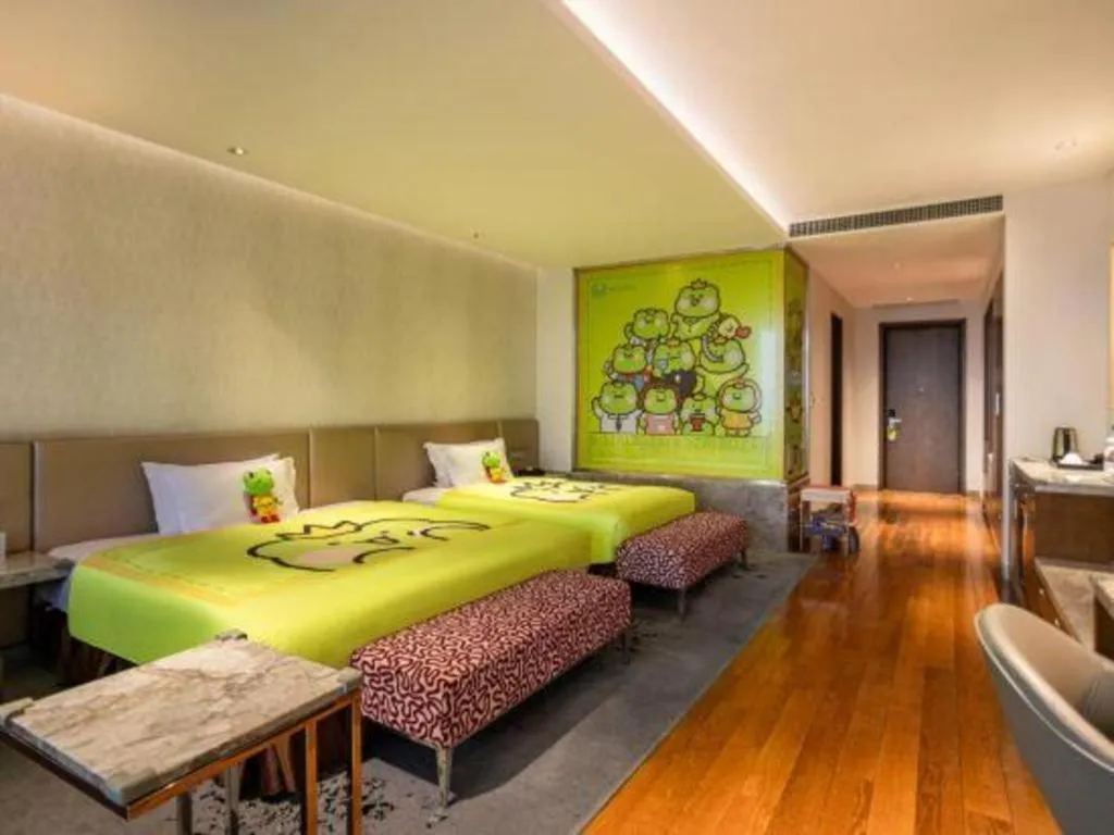 Bed in Fliport Hotel Zhangzhou Yuanshan