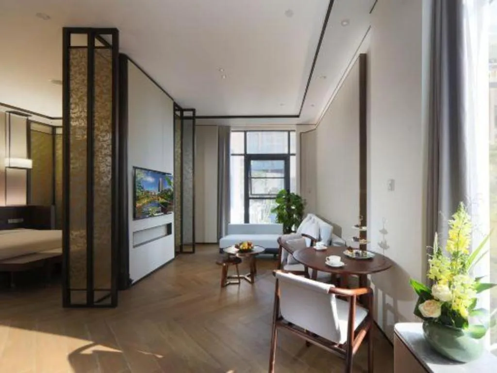 Bed in Fliport Hotel Zhangzhou Yuanshan