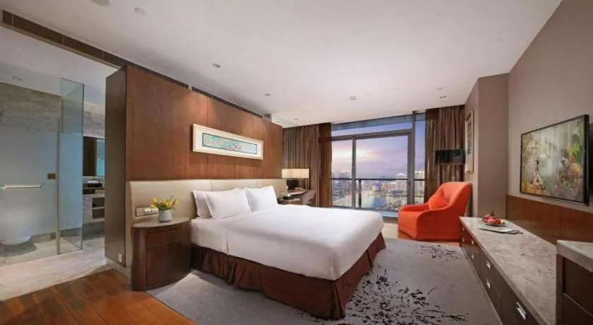 Bed in Fliport Hotel Zhangzhou Yuanshan