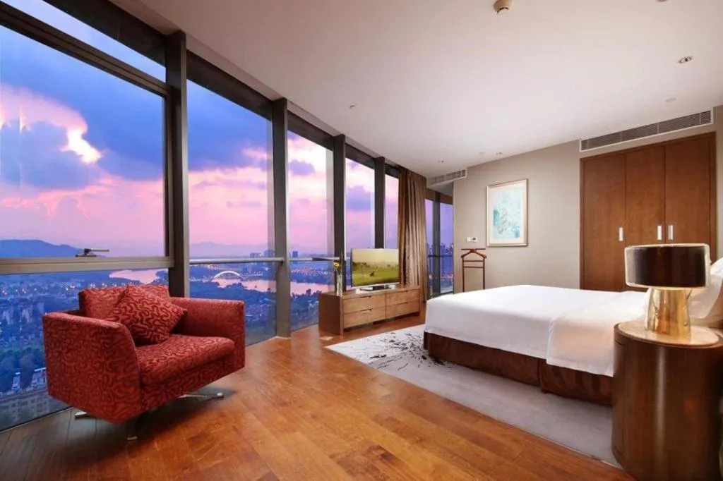 Bed in Fliport Hotel Zhangzhou Yuanshan