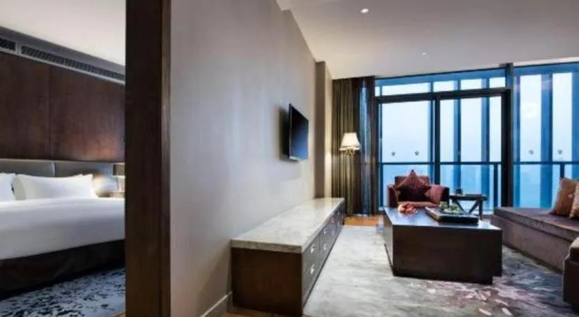 Bed in Fliport Hotel Zhangzhou Yuanshan