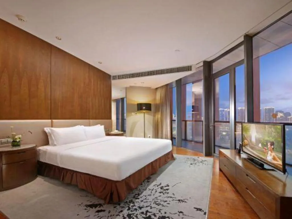 Bed in Fliport Hotel Zhangzhou Yuanshan