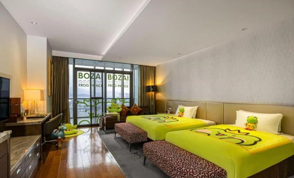 Bed in Fliport Hotel Zhangzhou Yuanshan