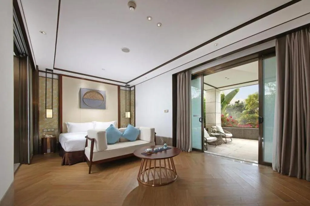 Bed in Fliport Hotel Zhangzhou Yuanshan