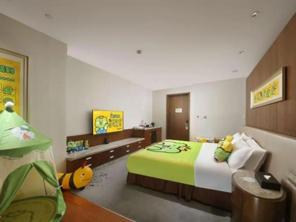 Bed in Fliport Hotel Zhangzhou Yuanshan