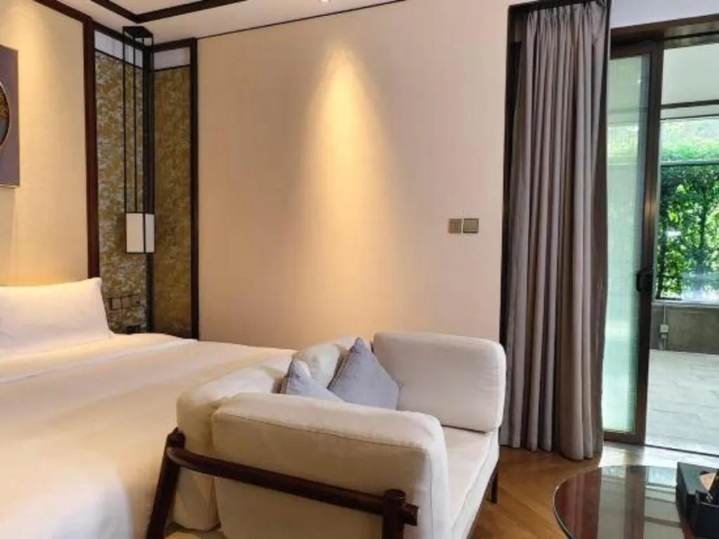 Bed in Fliport Hotel Zhangzhou Yuanshan