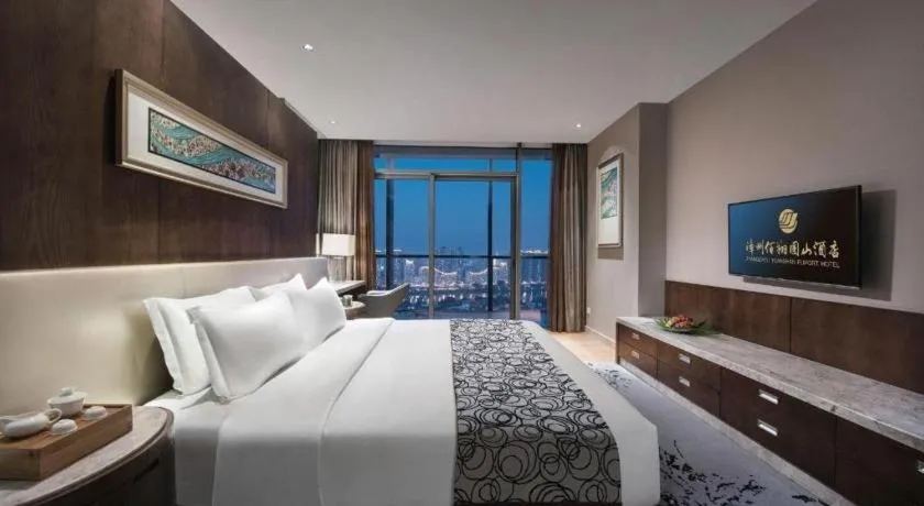 Bed in Fliport Hotel Zhangzhou Yuanshan