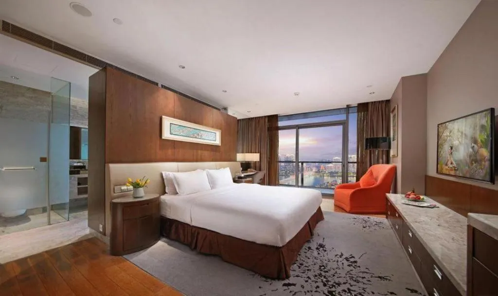 Bed in Fliport Hotel Zhangzhou Yuanshan