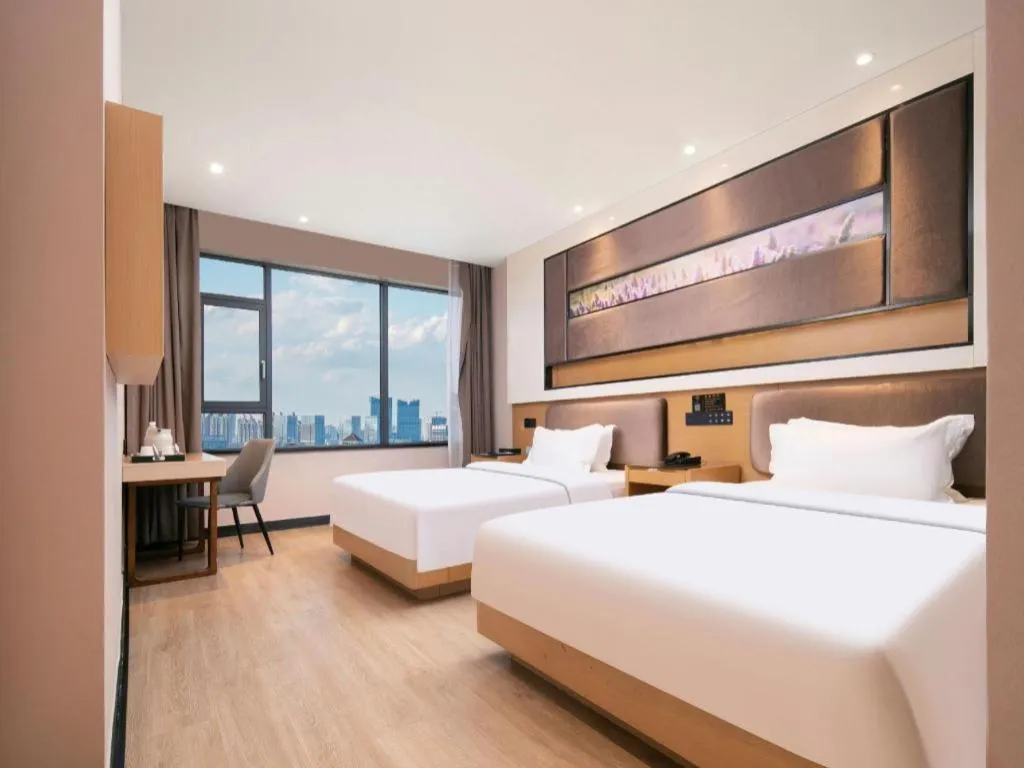 Bed in Lavande Hotel Wuhan Huanghelou Branch